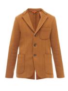 Barena Venezia - Slanega Single-breasted Slubbed Wool-blend Jacket - Mens - Brown