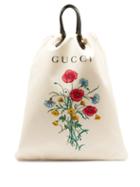 Matchesfashion.com Gucci - Chateau Marmont Canvas Tote Bag - Womens - Cream