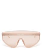 Dior - Diorclub Shield Sunglasses - Womens - Pale Pink