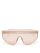 Dior - Diorclub Shield Sunglasses - Womens - Pale Pink