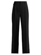 Nili Lotan Gia Wide-leg Twill Trousers