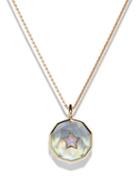 Noor Fares - Pentagram Quartz, Sapphire & 18kt Gold Necklace - Womens - Purple Multi