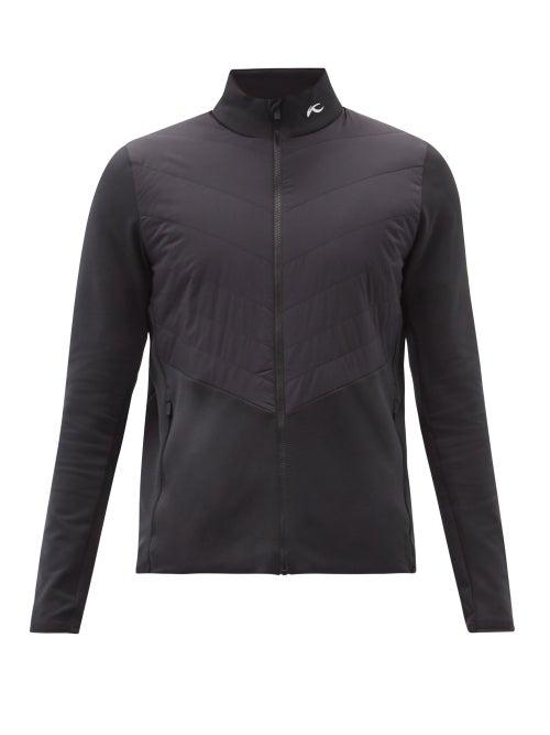 Matchesfashion.com Kjus - Release Quilted-panel Technical-jersey Jacket - Mens - Black