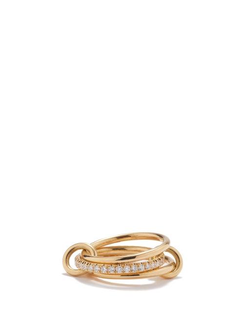 Spinelli Kilcollin - Tigris Diamond & 18kt Gold Ring - Womens - Yellow Gold