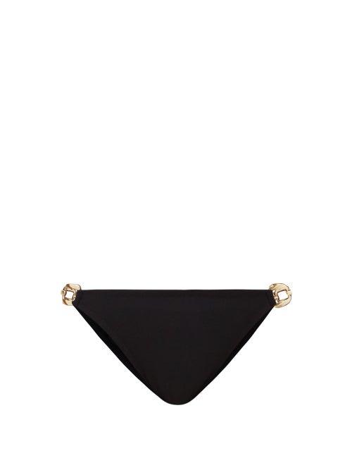 Melissa Odabash - Denver Chain-embellished Bikini Briefs - Womens - Black