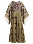 Vita Kin Agra Embroidered Linen Dress