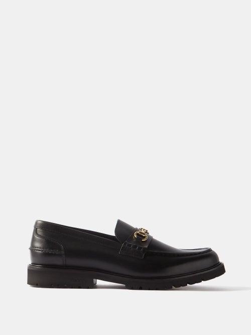 Vinnys - Club Leather Loafers - Mens - Black