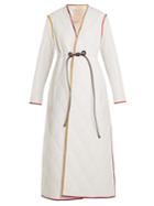 Roksanda Toledo V-neck Quilted Nylon Coat