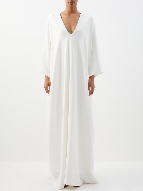 The Row - Meelo Silk Kaftan Gown - Womens - Ivory