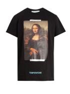 Off-white Mona Lisa-print Cotton-jersey T-shirt
