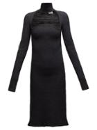 Matchesfashion.com Bottega Veneta - Cut Out Beaded Dress - Womens - Black