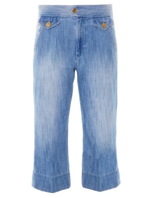 Isabel Marant Étoile Orsen Cropped Flared Jeans
