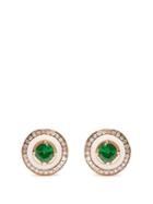 Matchesfashion.com Selim Mouzannar - 18kt Gold, Diamond & Tsavorite Earrings - Womens - Green