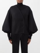 Jil Sander - Balloon-sleeve Wool Jacket - Womens - Black