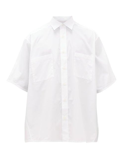 Matchesfashion.com Givenchy - Oversized Cotton-poplin Shirt - Mens - White
