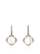 Matchesfashion.com Noor Fares - Nirvana Diamond & 18kt Grey-gold Earrings - Womens - Grey