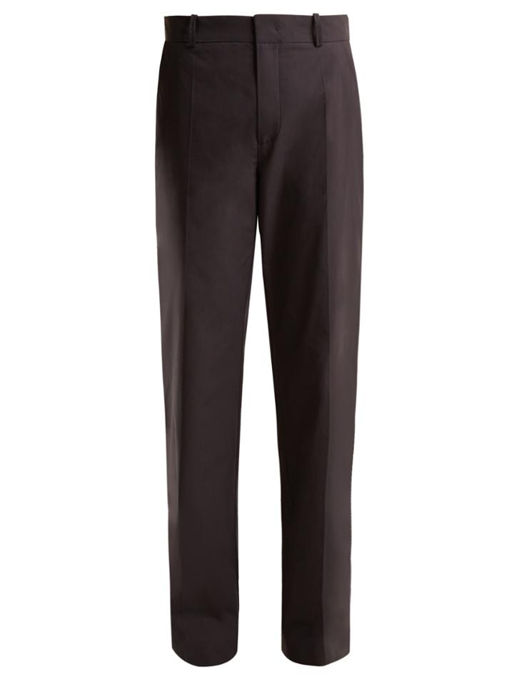 Joseph Ferdy Straight-leg Cotton-poplin Trousers