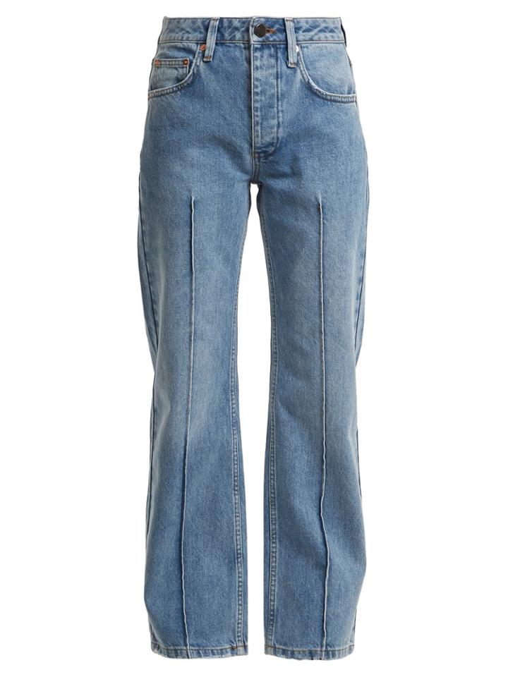 Raey Pin Pintuck Straight-leg Jean