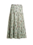 Marni Graphic-print Pleated Midi Skirt