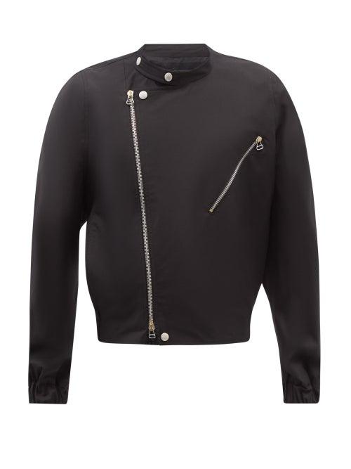 3man - Zipped Cotton-poplin Jacket - Mens - Black