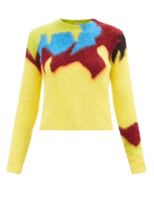 Loewe - Intarsia-knit Sweater - Womens - Multi