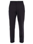 Matchesfashion.com Ermenegildo Zegna - Pinstriped Wool Trousers - Mens - Navy