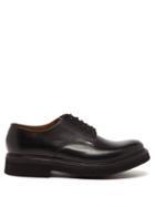 Grenson - Curt Leather Derby Shoes - Mens - Black