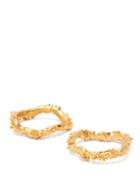 Matchesfashion.com Alighieri - The Unreal City Set Of Two 24kt Gold-plated Rings - Womens - Gold