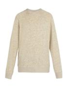 Matchesfashion.com Presidents - Cotton Blend Crew Neck Sweater - Mens - Beige