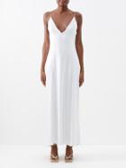 Khaite - Carina Sequinned Maxi Dress - Womens - White