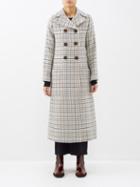 See By Chlo - Double-breasted Checked Wool-blend Coat - Womens - Multi