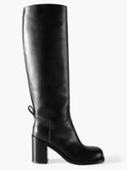 Bottega Veneta - Leather Knee-high Boots - Womens - Black