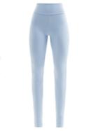 Matchesfashion.com Live The Process - Ballet Stirrup-cuff Stretch-jersey Leggings - Womens - Light Blue