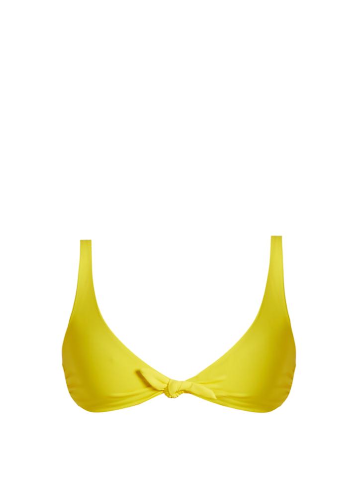 Mara Hoffman Tie-front Bikini Top