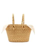Matchesfashion.com Muu - Claudia Mini Straw Basket Bag - Womens - Cream Multi