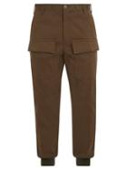 Matchesfashion.com Moncler - Relaxed Leg Cotton Cargo Trousers - Mens - Khaki