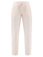 Ladies Lingerie Hanro - Sleep & Lounge Cotton-blend Jersey Trousers - Womens - Light Pink