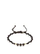Black Dakini Bead-embellished Cord Bracelet