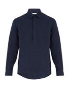 Orlebar Brown Ridley Point-collar Linen Shirt