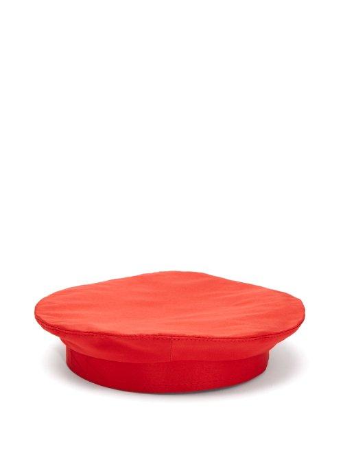 Matchesfashion.com Ruslan Baginskiy - Satin Beret - Womens - Red