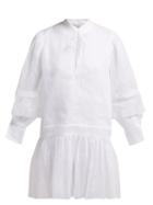 Matchesfashion.com White Story - Willow Cotton Organza Dress - Womens - White