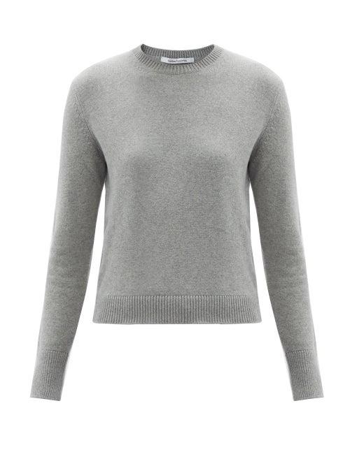 Another Tomorrow - Recycled Cashmere-blend Sweater - Womens - Grey