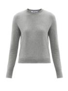 Another Tomorrow - Recycled Cashmere-blend Sweater - Womens - Grey