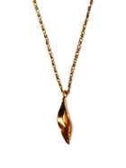 Matchesfashion.com Chlo - Feather Charm Necklace - Womens - Gold