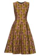 Emilia Wickstead Mercedes Fil Coup Sleeveless Dress