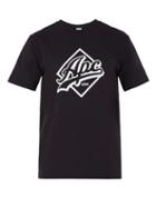 Matchesfashion.com A.p.c. - Tremaine Logo Print Cotton Blend T Shirt - Mens - Dark Navy