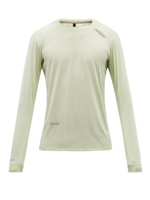 Soar - Tech 2.0 Recycled Nylon-blend Long-sleeved T-shirt - Mens - Light Green