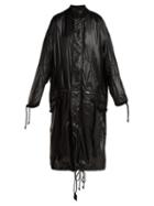 Matchesfashion.com Haider Ackermann - High Shine Shell Coat - Womens - Black