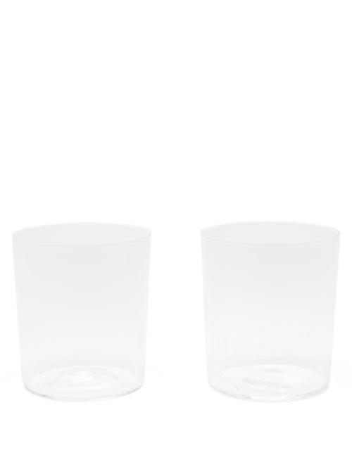 Matchesfashion.com Le Sirenuse, Positano - Aria Set Of Two Tumbler Glasses - White