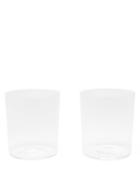 Matchesfashion.com Le Sirenuse, Positano - Aria Set Of Two Tumbler Glasses - White
